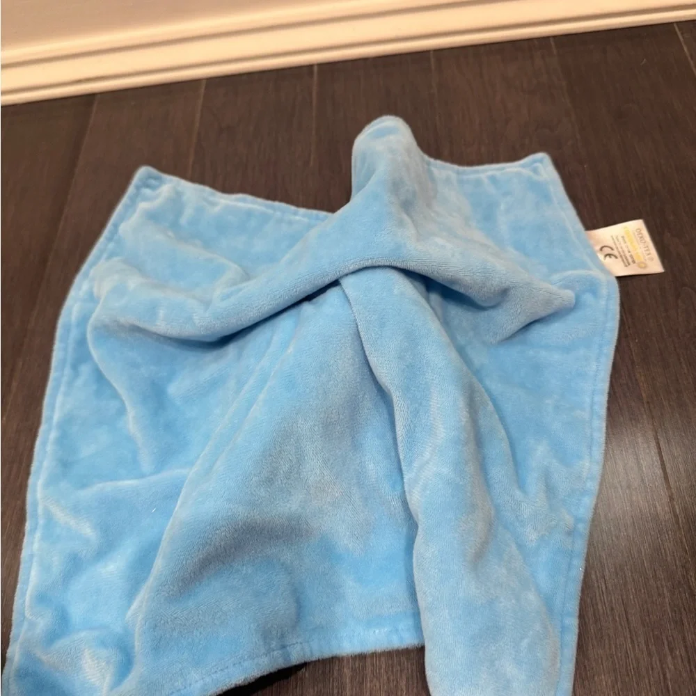 NWOT Infant Baby Toddler Blue Dinosaur Plush Security Blanket Lovey